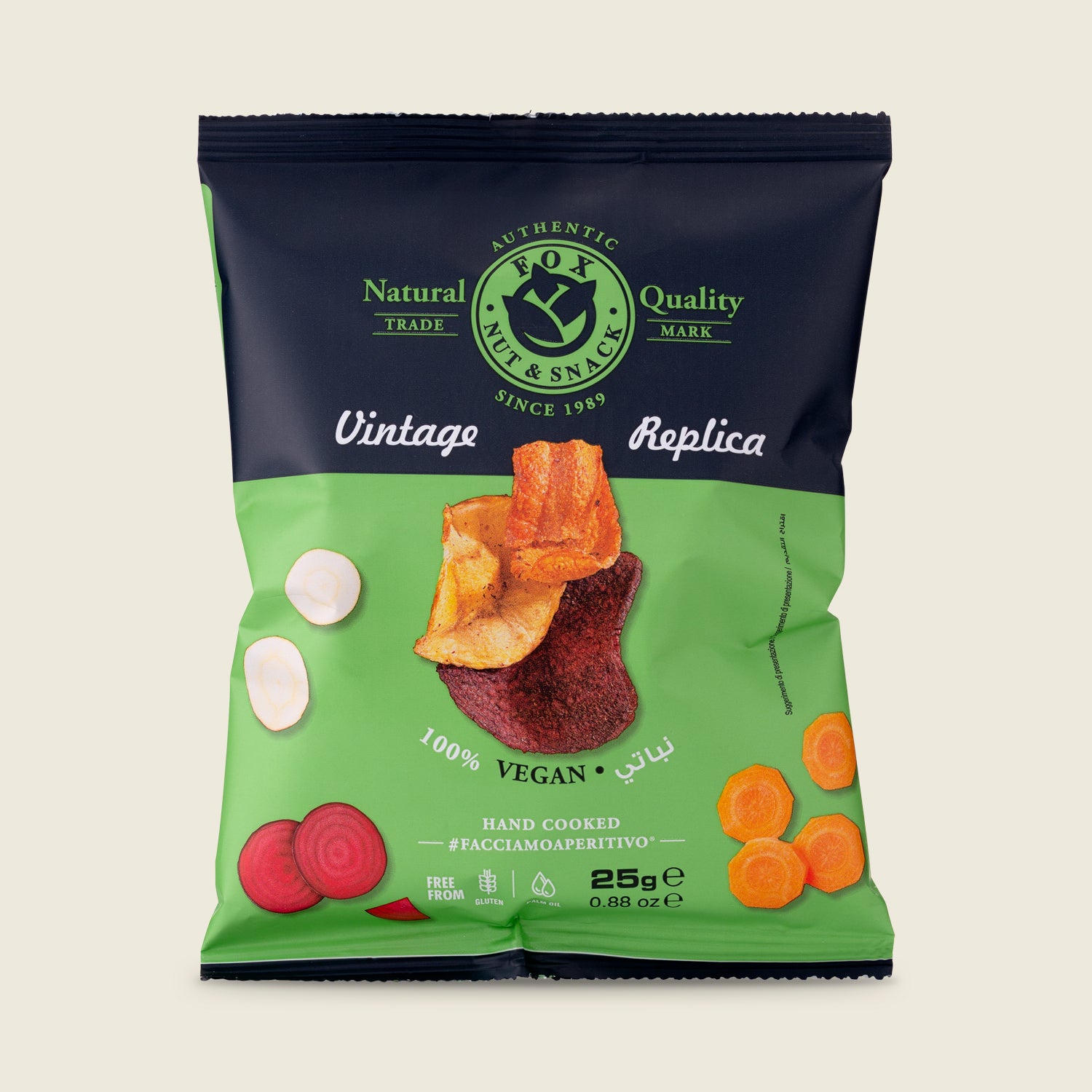 Fox Italia zeleninové chipsy, 25 g