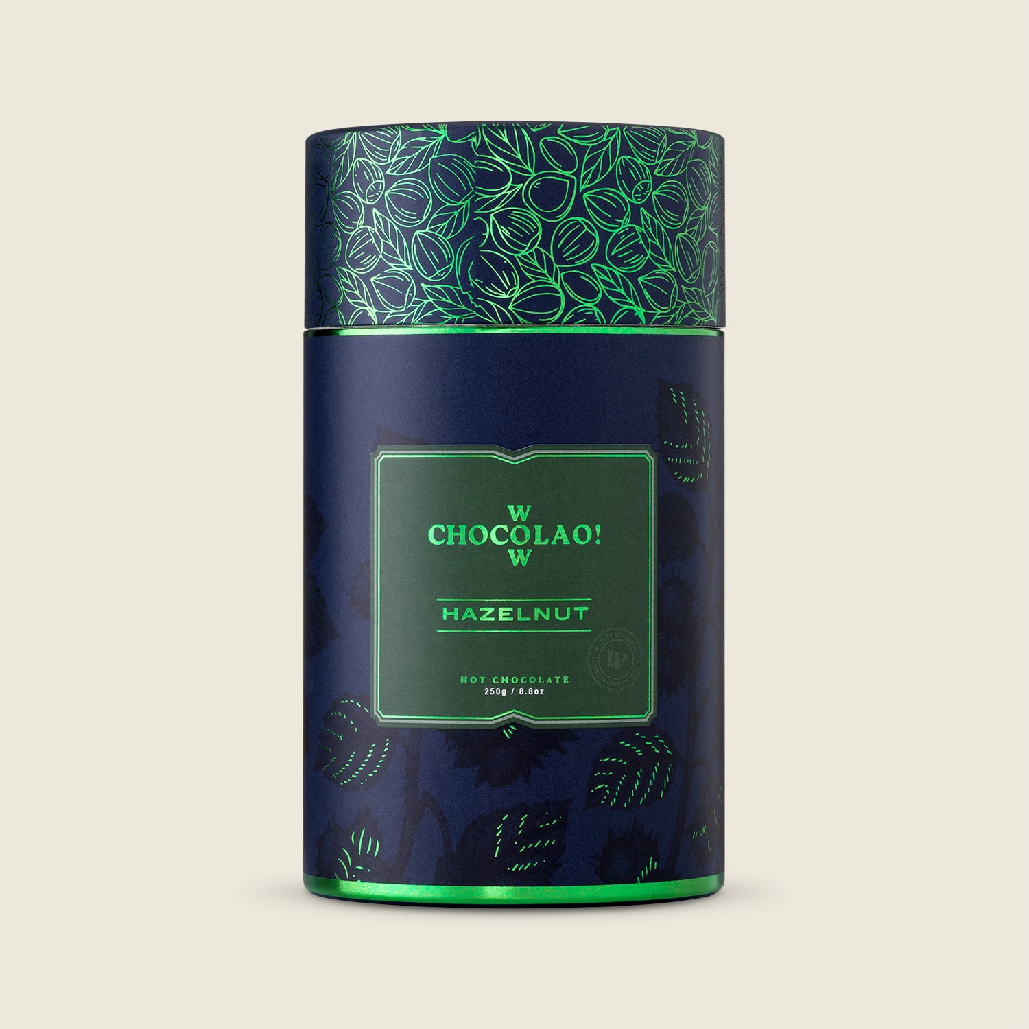 WOW Chocolao! Směs na horkou čokoládu lískooříšková, 250g