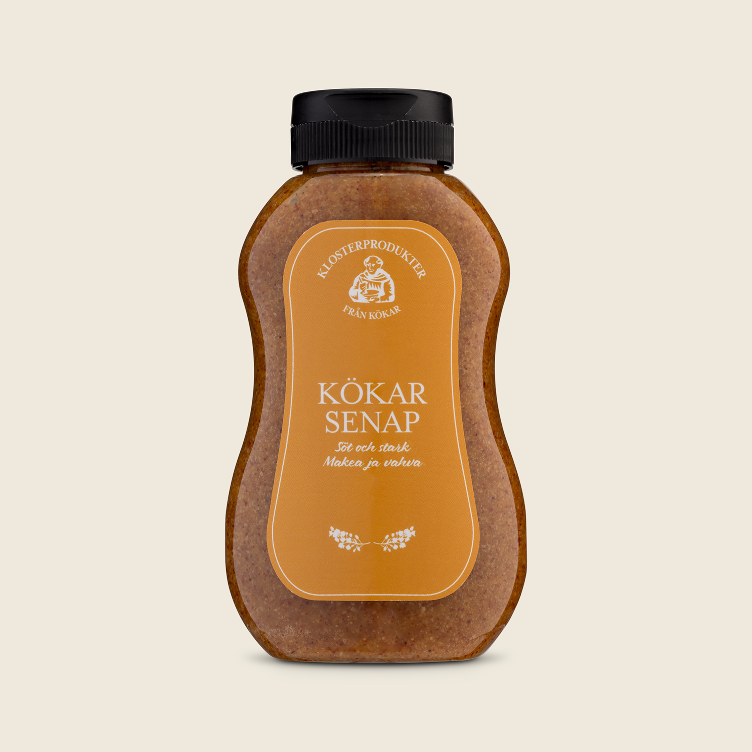 Kökar Mustard hořčice pikantní, VÍTĚZ SVĚTOVÉ SOUTĚŽE O NEJLEPŠÍ HOŘČICI, Klosterprodukter, 300g