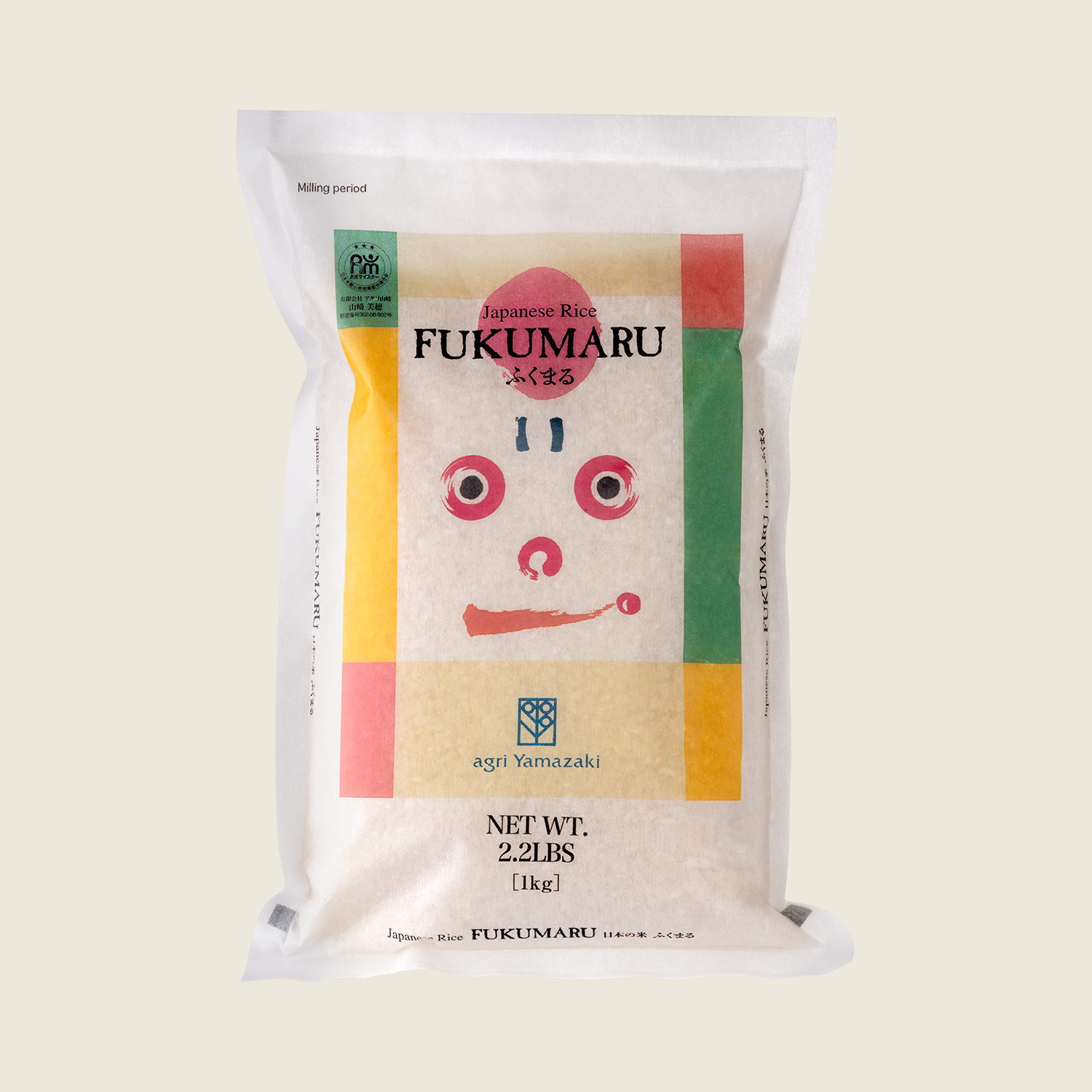 Agri Yamazaki Fukumaru japonská rýže, 1000g