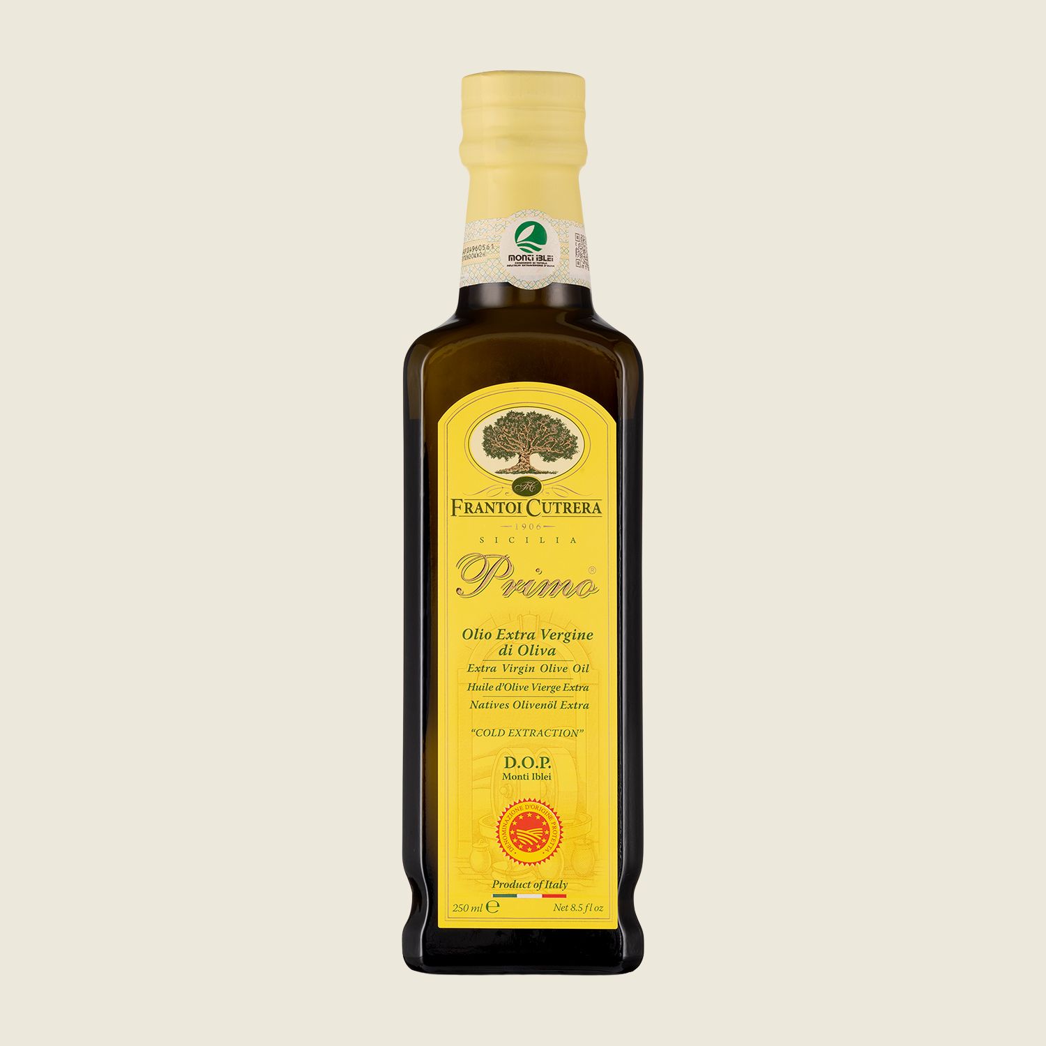 Frantoi Cutrera Extra panenský olivový olej PRIMO - 250 ml