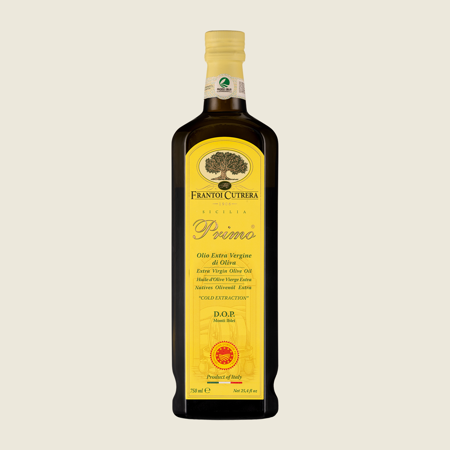 Frantoi Cutrera Extra panenský olivový olej PRIMO - 750 ml