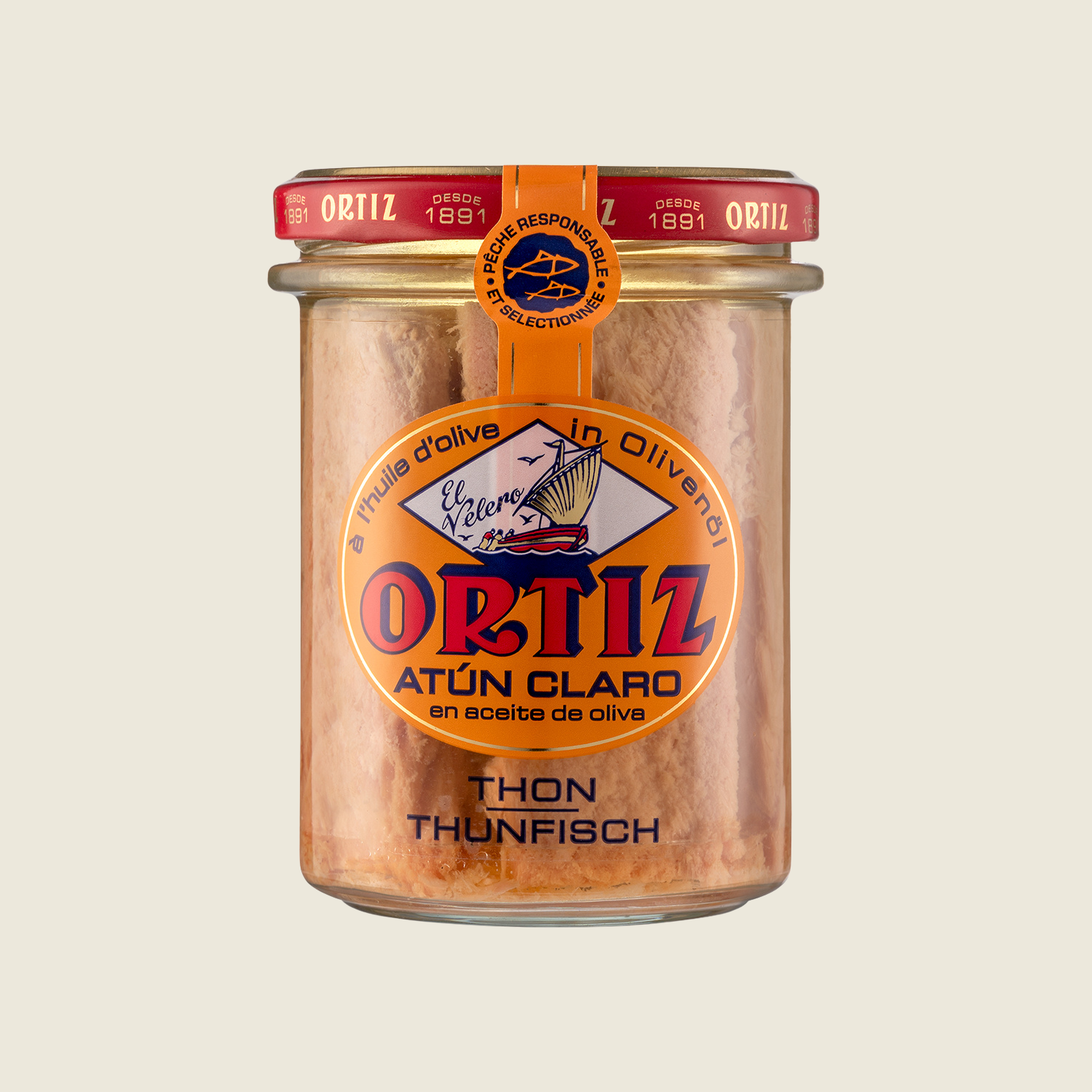 Ortiz tuňák žlutoploutvý v olivovém oleji, 220g