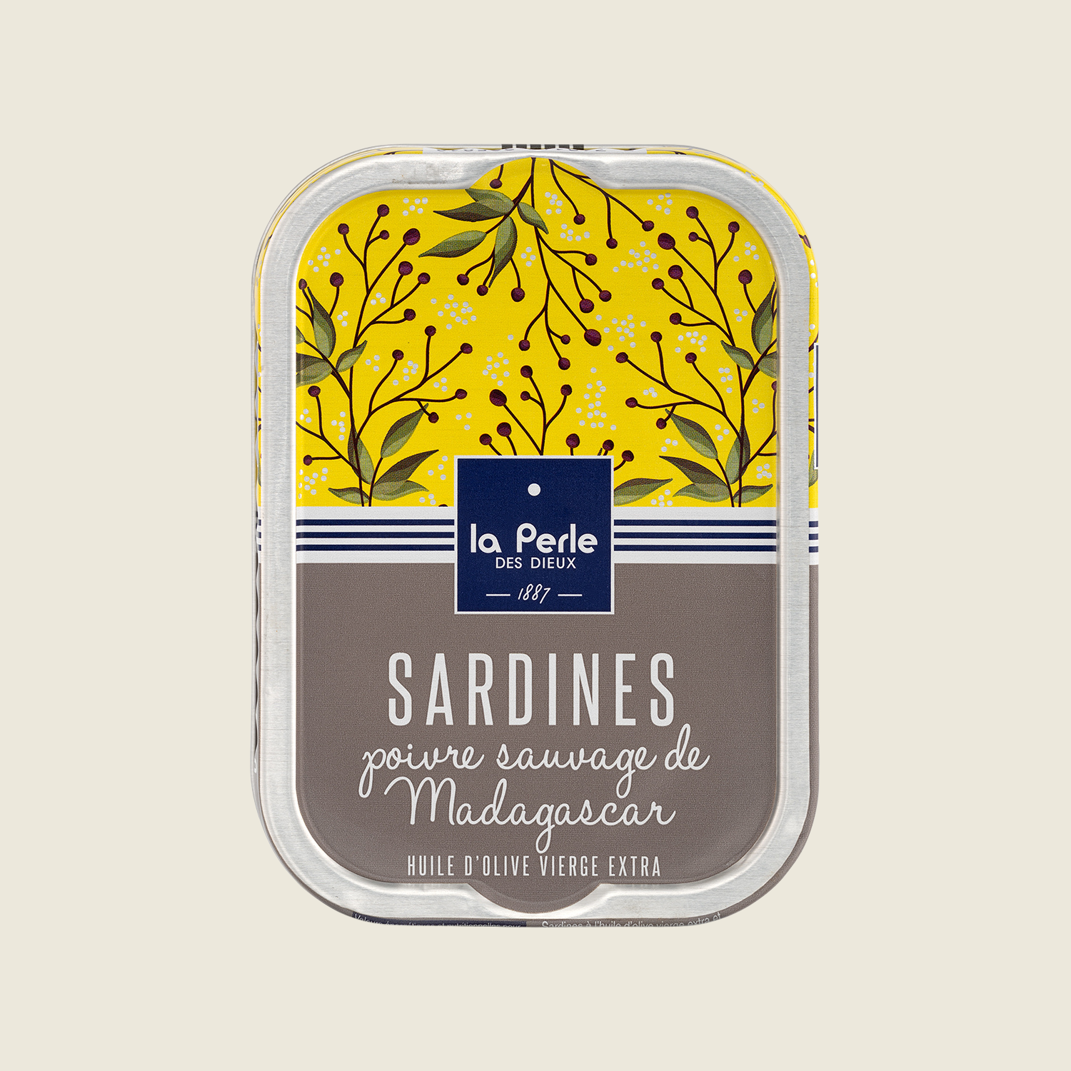 La Perle des Dieux Sardinky s divokým pepřem z Madagascaru, 115g