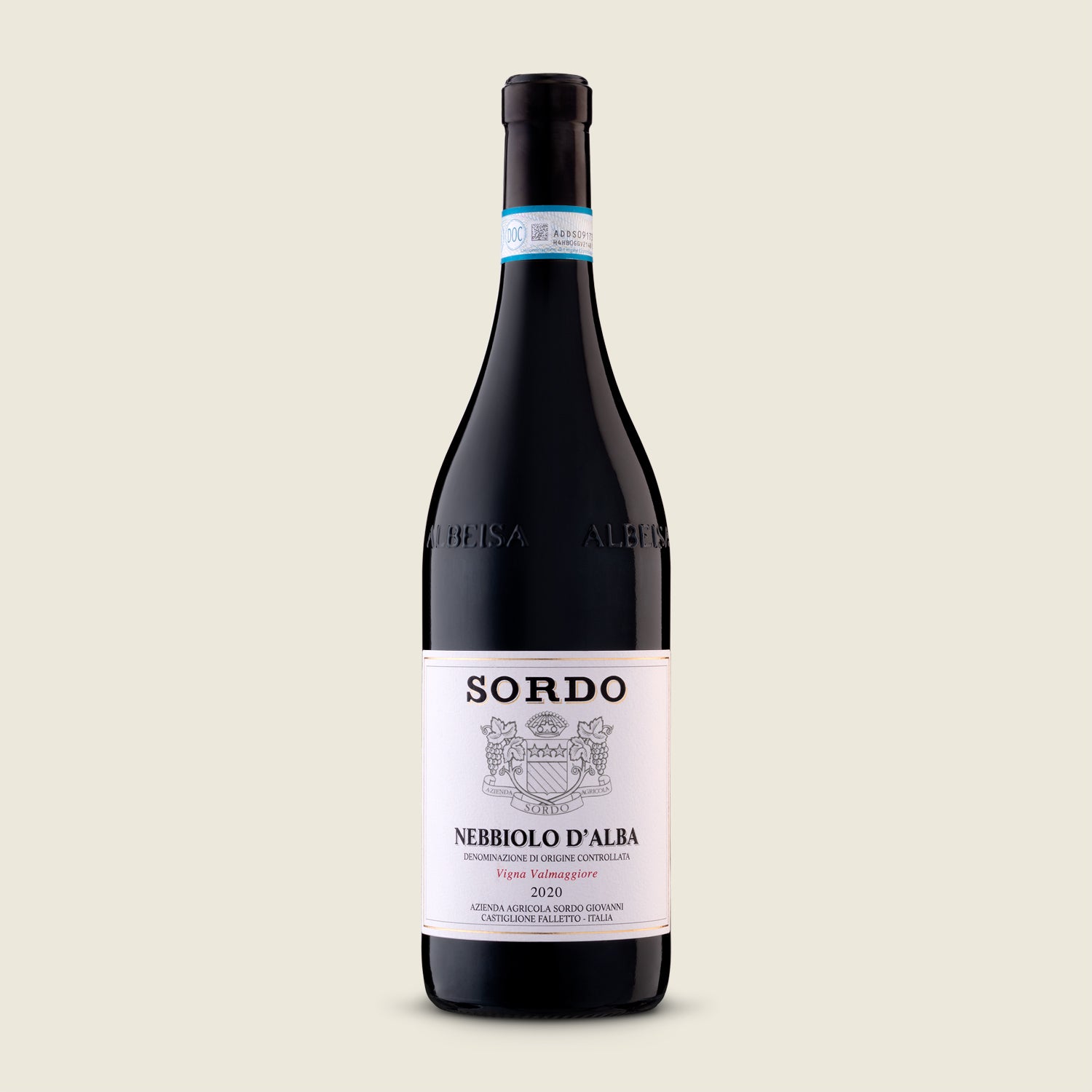 Sordo NEBBIOLO D'ALBA DOC VIGNA VALMAGGIORE 2020, červené suché víno