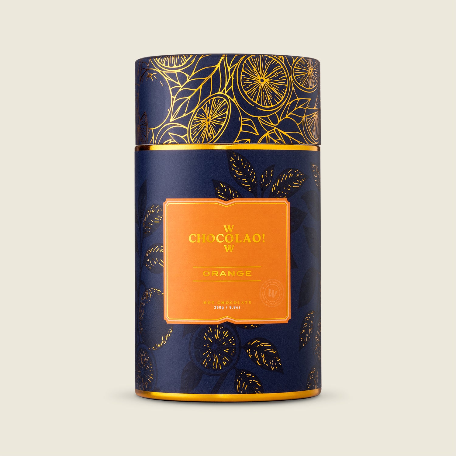 WOW Chocolao! Směs na horkou čokoládu pomerančová, 250g