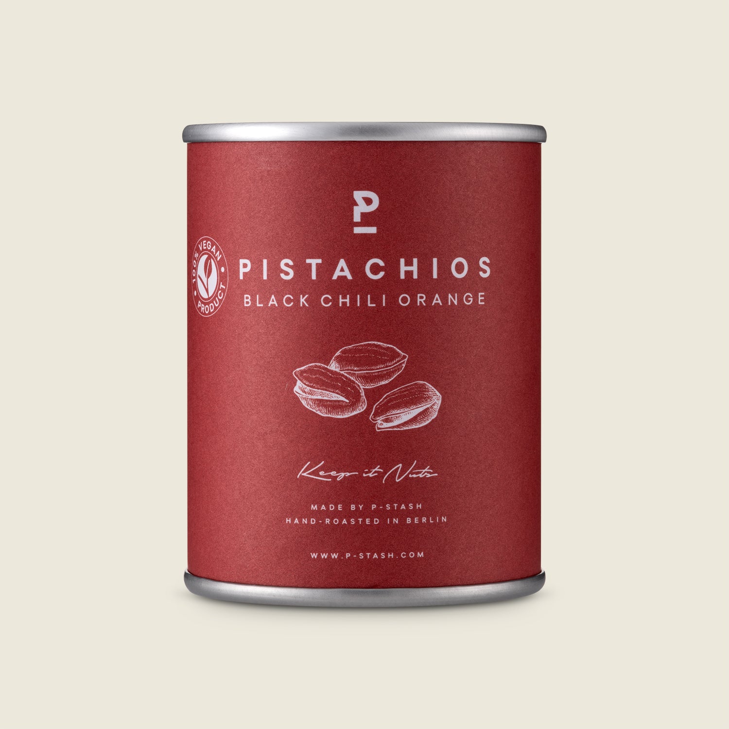 P-Stash Pistácie s chilli a pomerančem, 50g