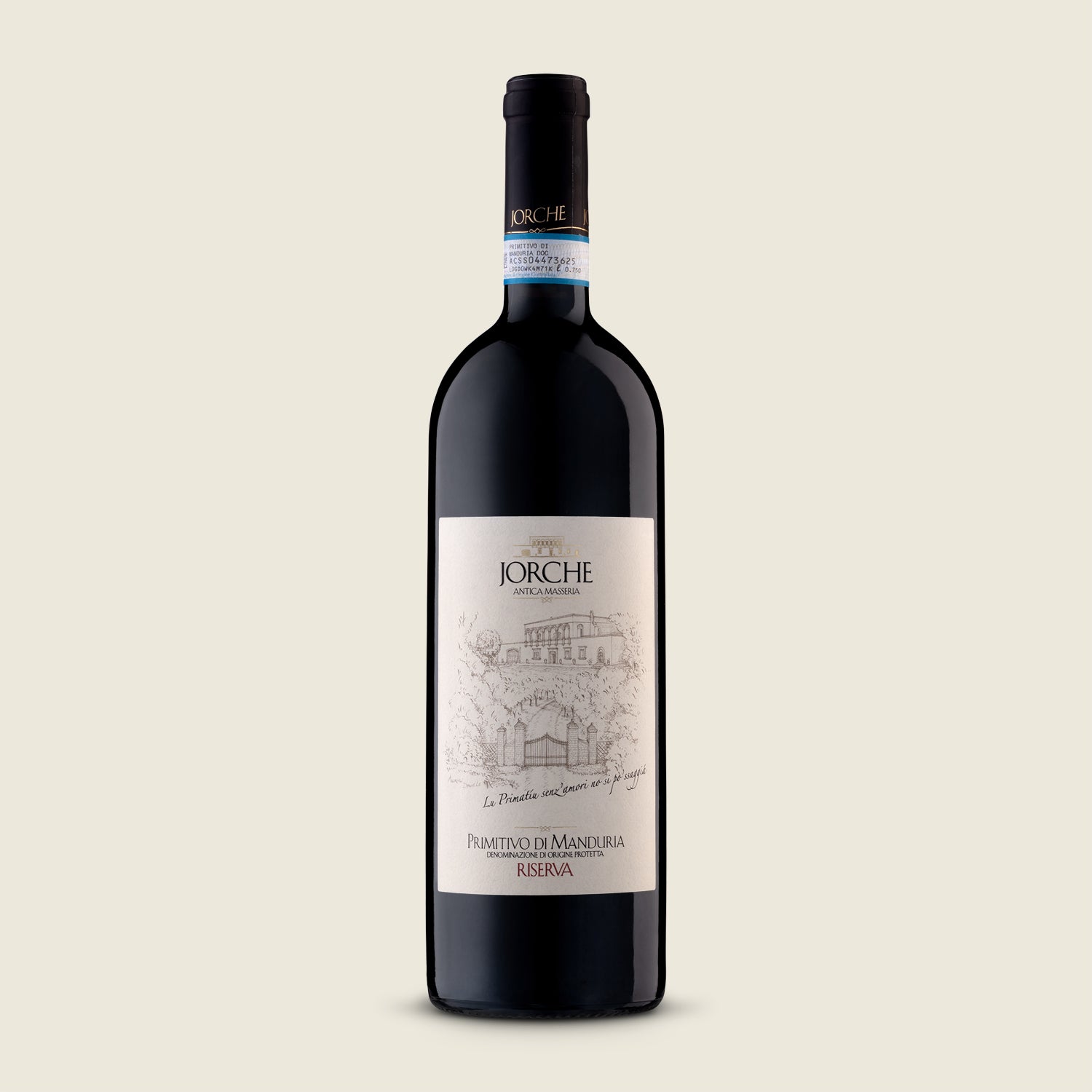 Antica Masseria Jorche PRIMITIVO DI MANDURIA DOP RISERVA 2020, červené suché víno