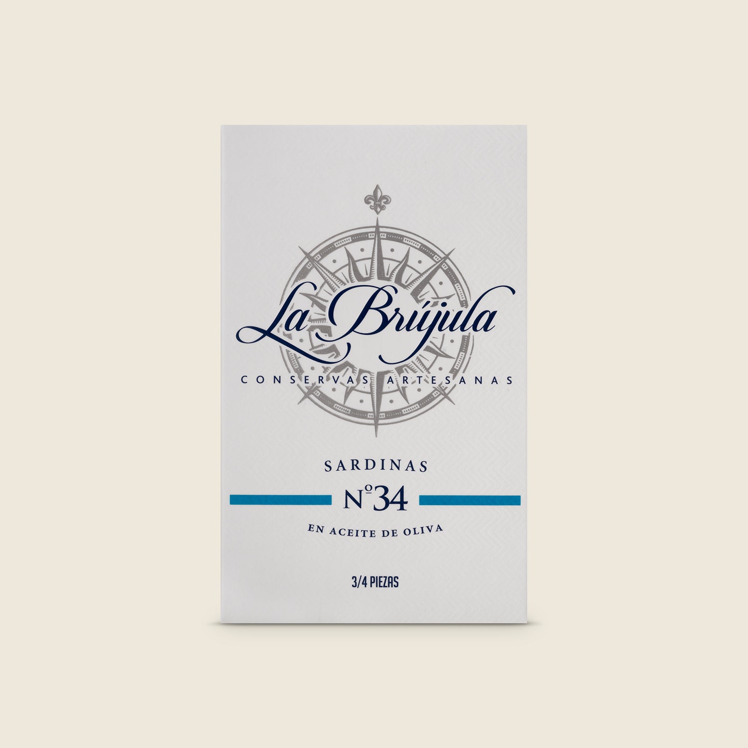 La Brújula Sardinky N34 v olivovém oleji 3/4ks, 115g