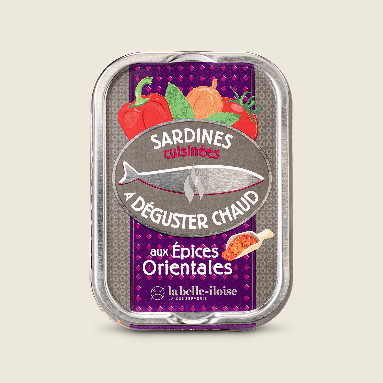 La Belle Illoise Sardinky s orientálním kořením  k tepelné úpravě, 115g