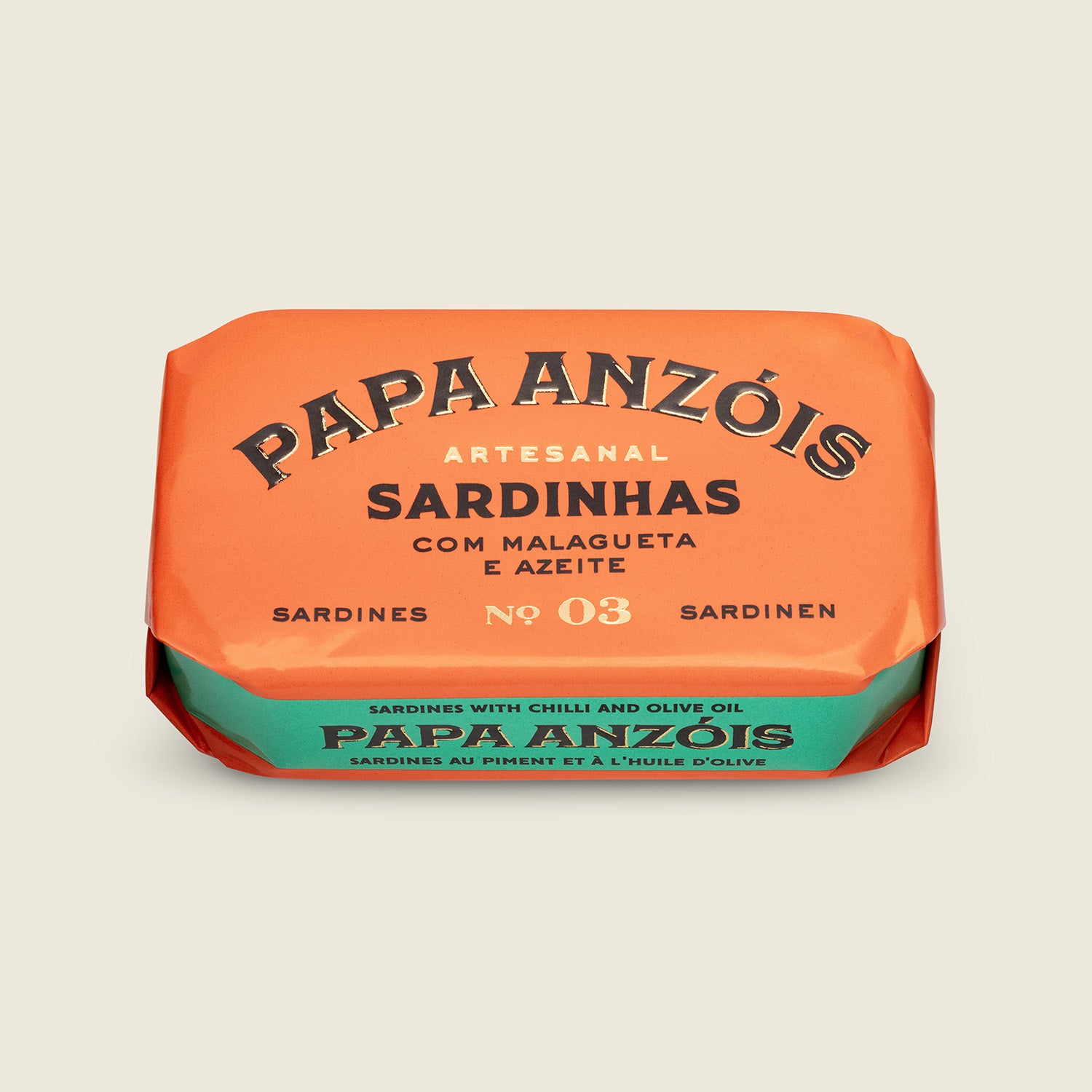 Papa Anzóis Sardinky s chilli papričkou Malagueta a olivovým olejem, 120 g