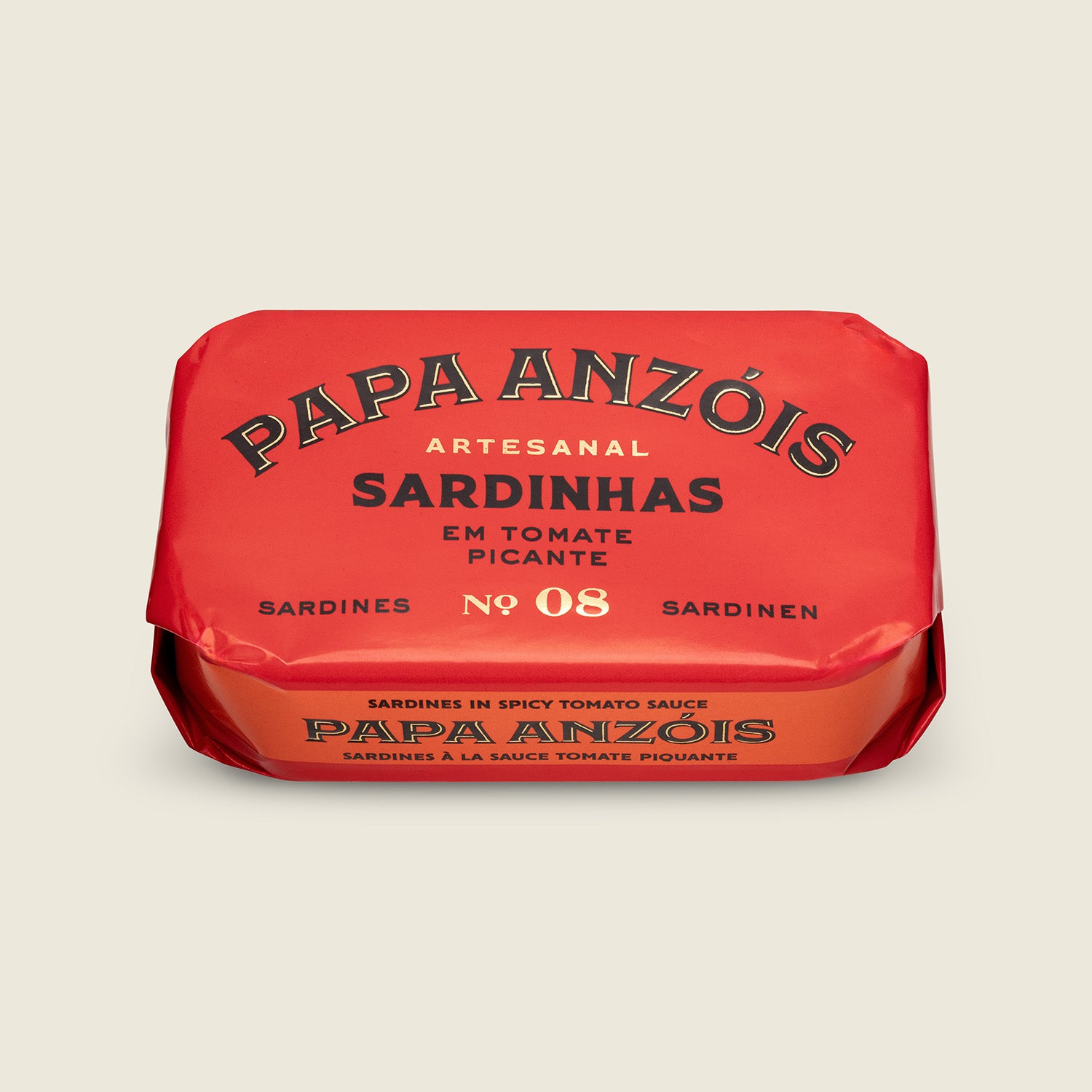 Papa Anzóis Sardinky v pikantní rajčatové omáčce, 120g
