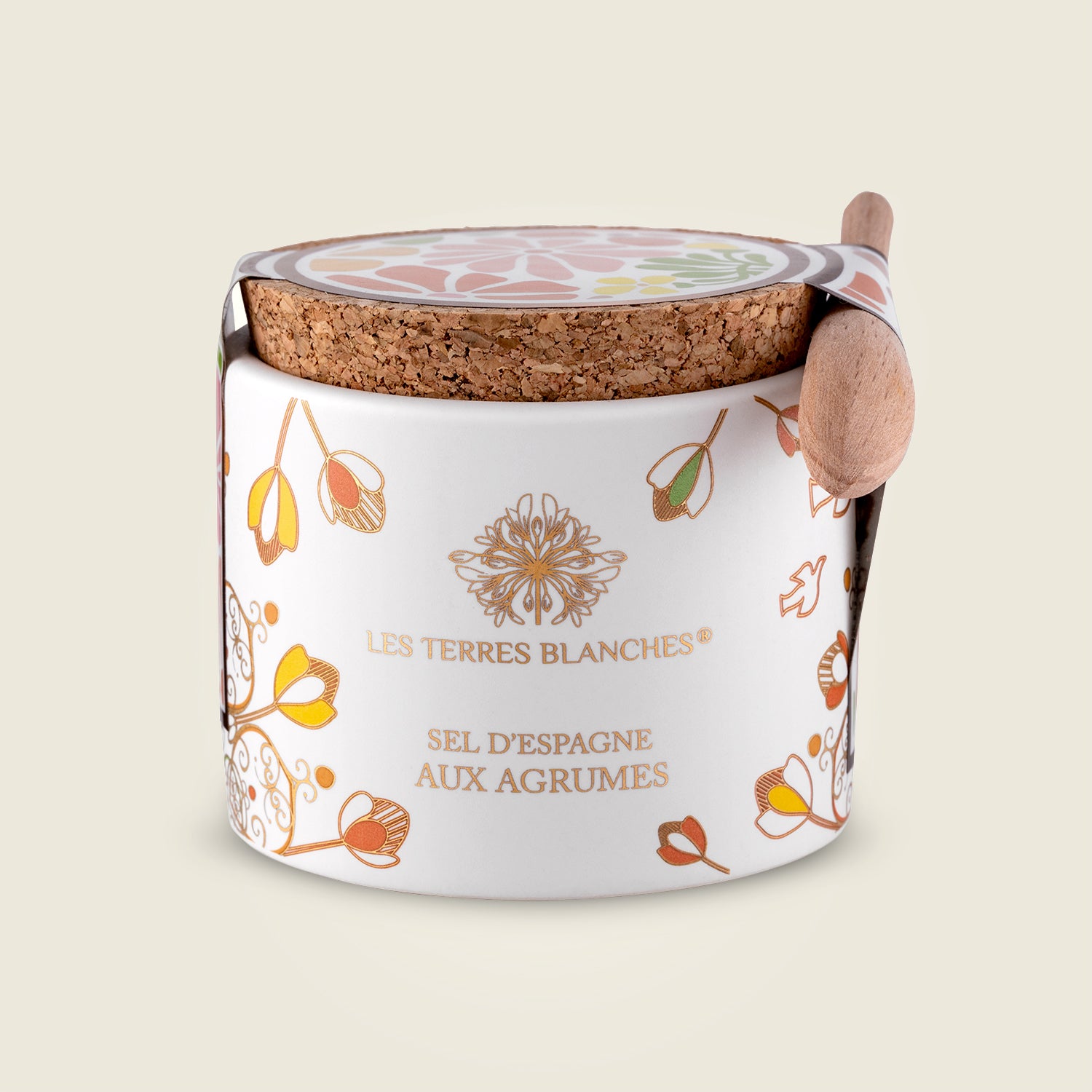 Les Terres Blanches Vločky španělské mořské soli s citrusy, 50g