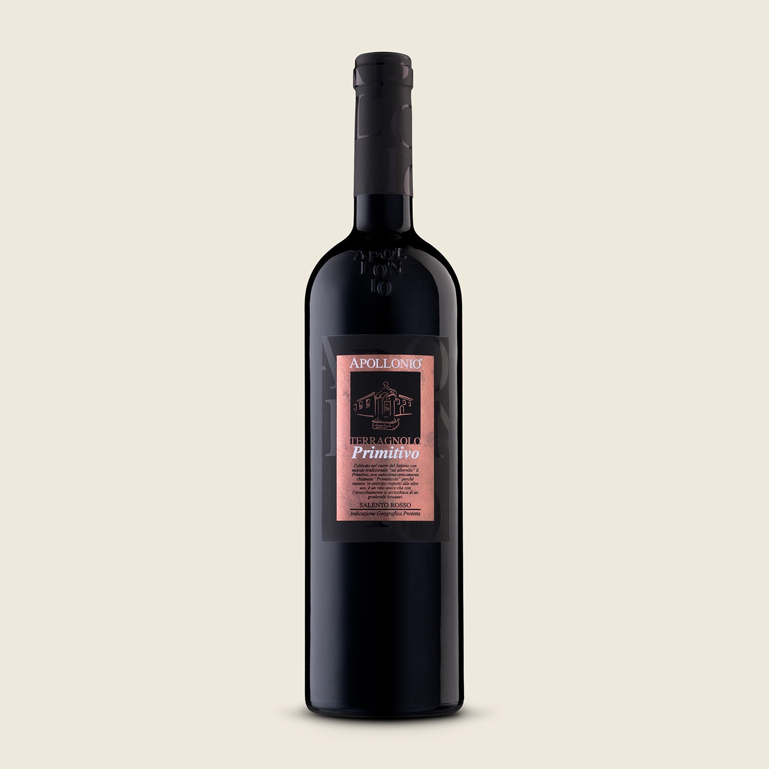 Casa Vinicola Apollonio TERRAGNOLO PRIMITIVO IGP SALENTO 2021, červené suché víno