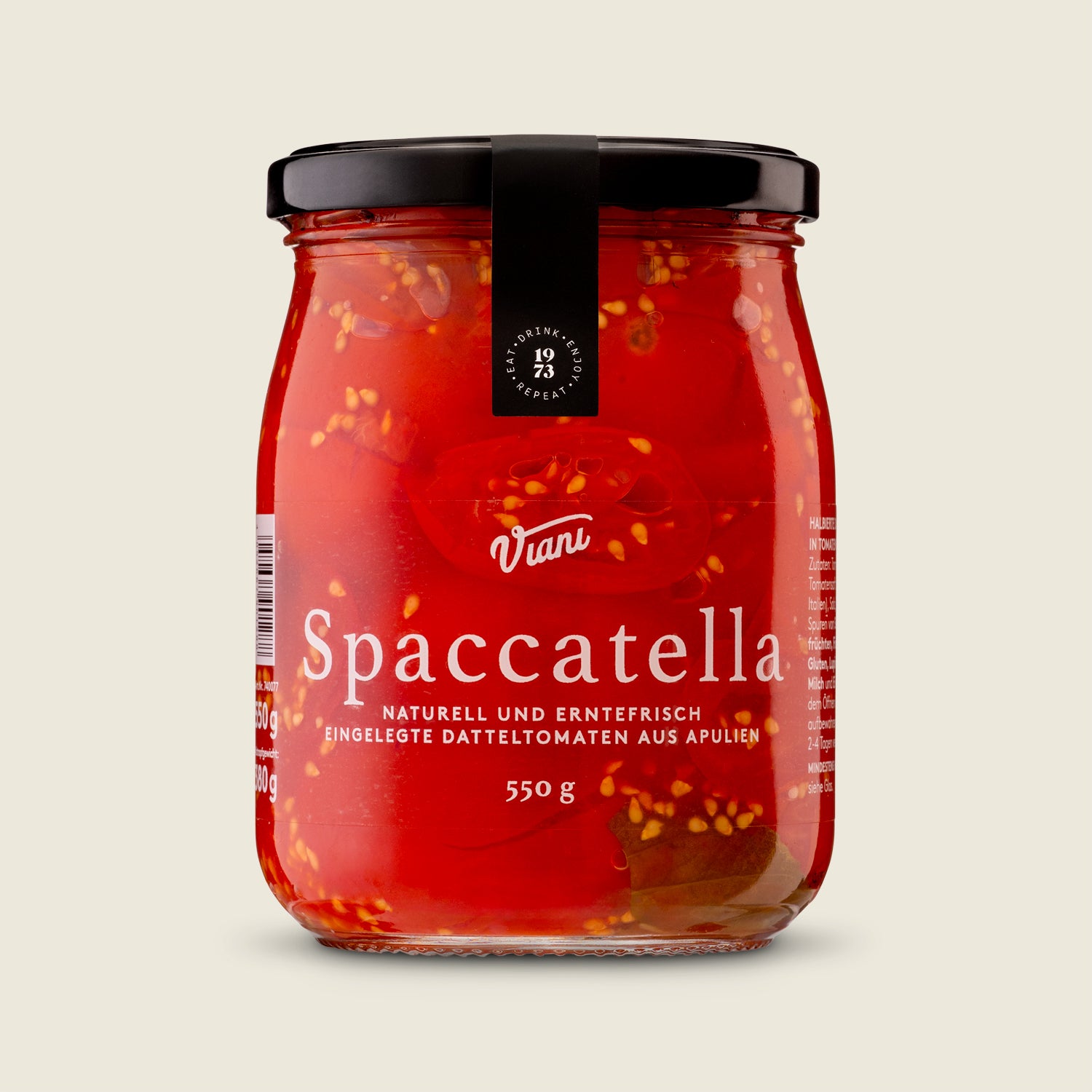Viani Půlená datlová rajčata Spaccatella, 550 g
