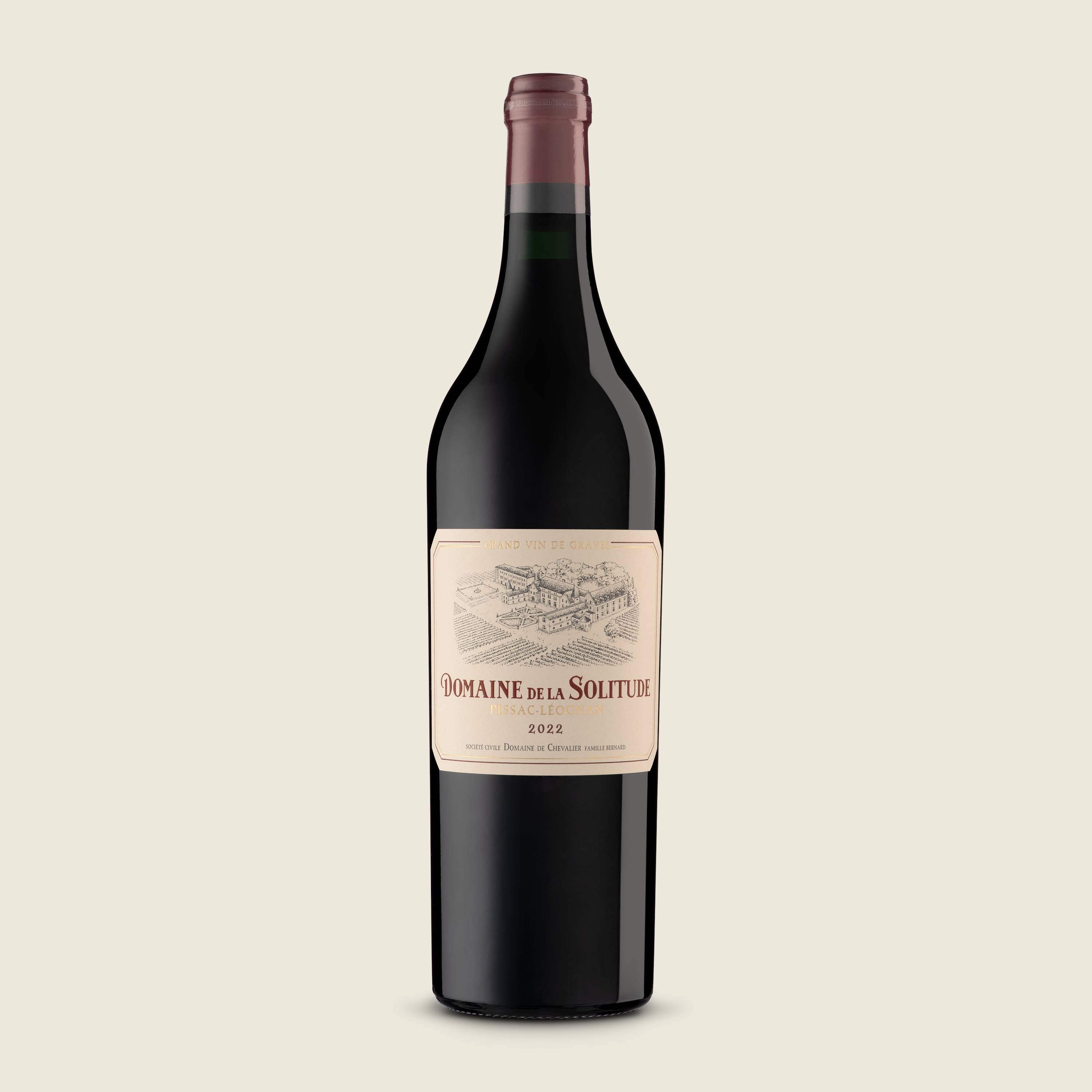 Famille Bernard DOMAINE DE LA SOLITUDE 2022,červené suché víno
