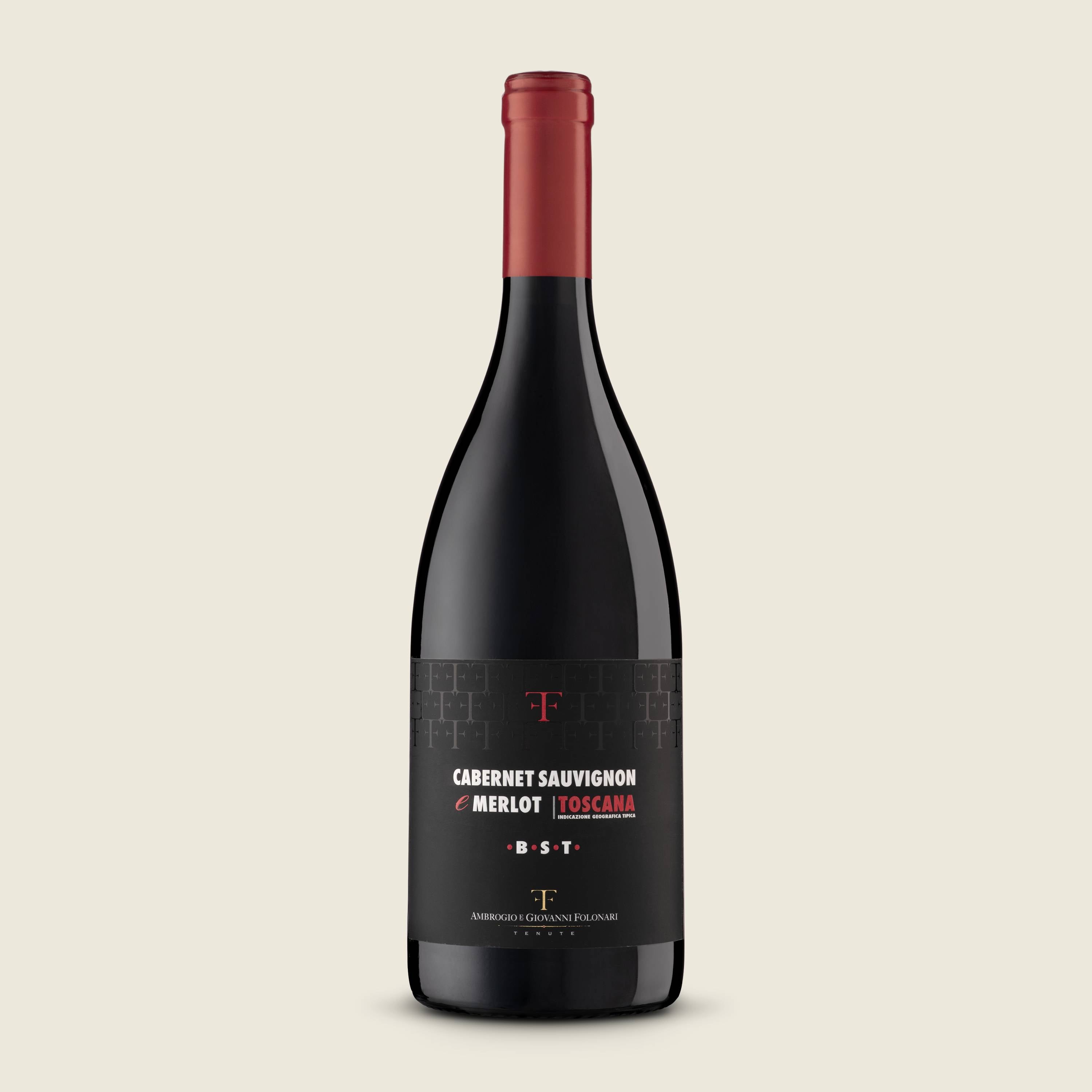Ambrogio et Giovanni Folonari B.S.T. CABERNET SAUVIGNON E MERLOT IGT TOSCANA 2024, červené suché víno