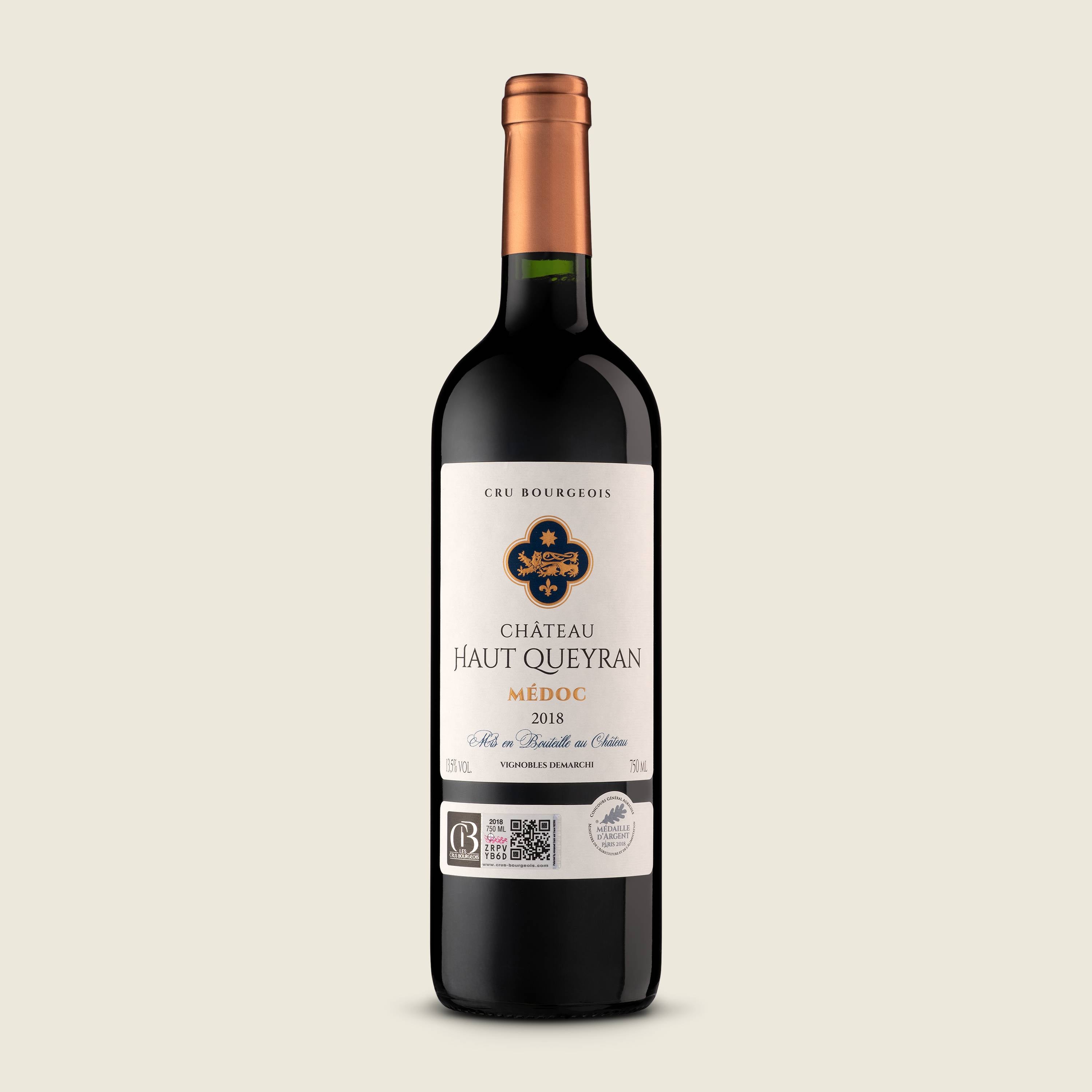 Demarchi CHÂTEAU HAUT QUEYRAN 2018, červené suché víno
