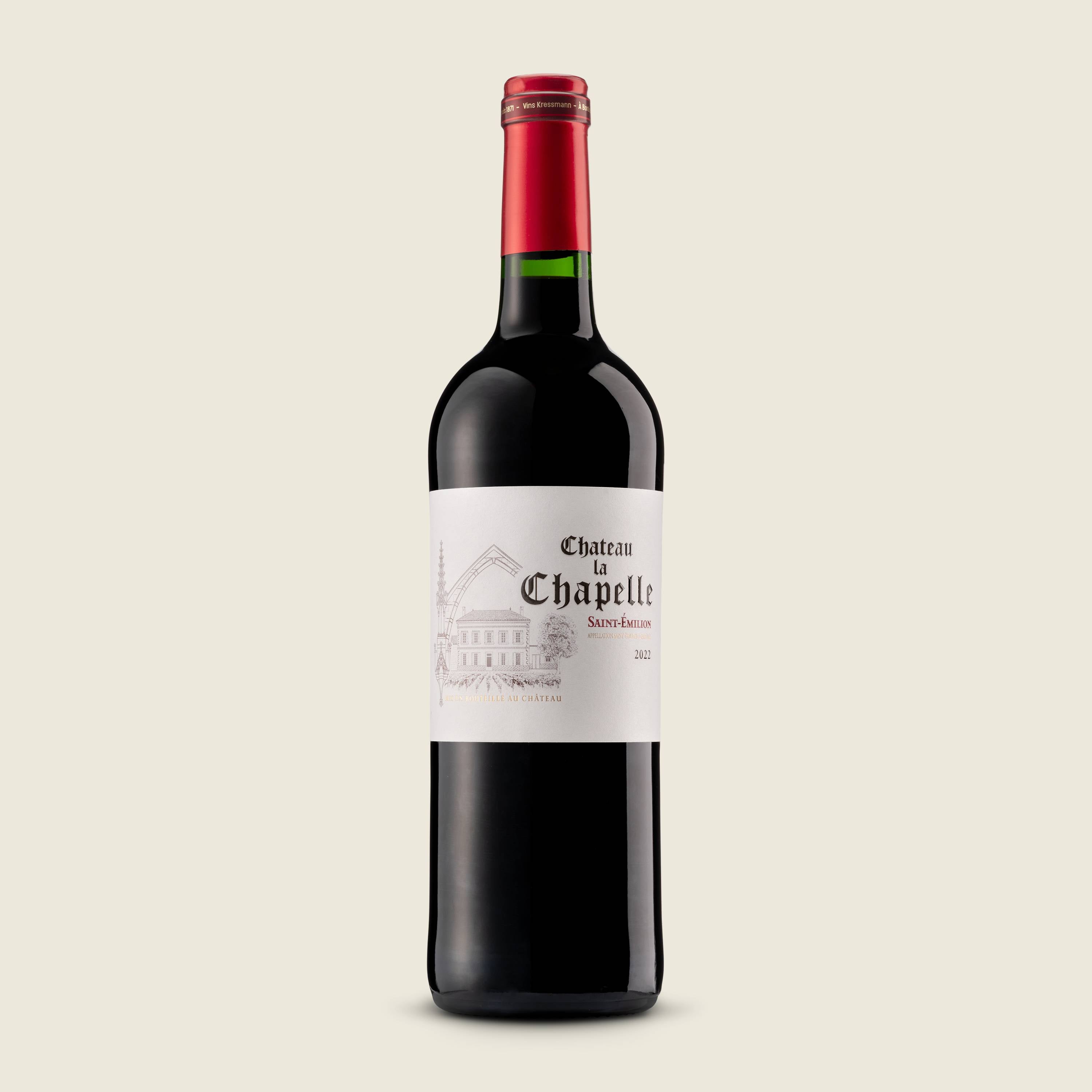 Famille Lassagne CHÂTEAU LA CHAPELLE BIO 2022,červené suché víno