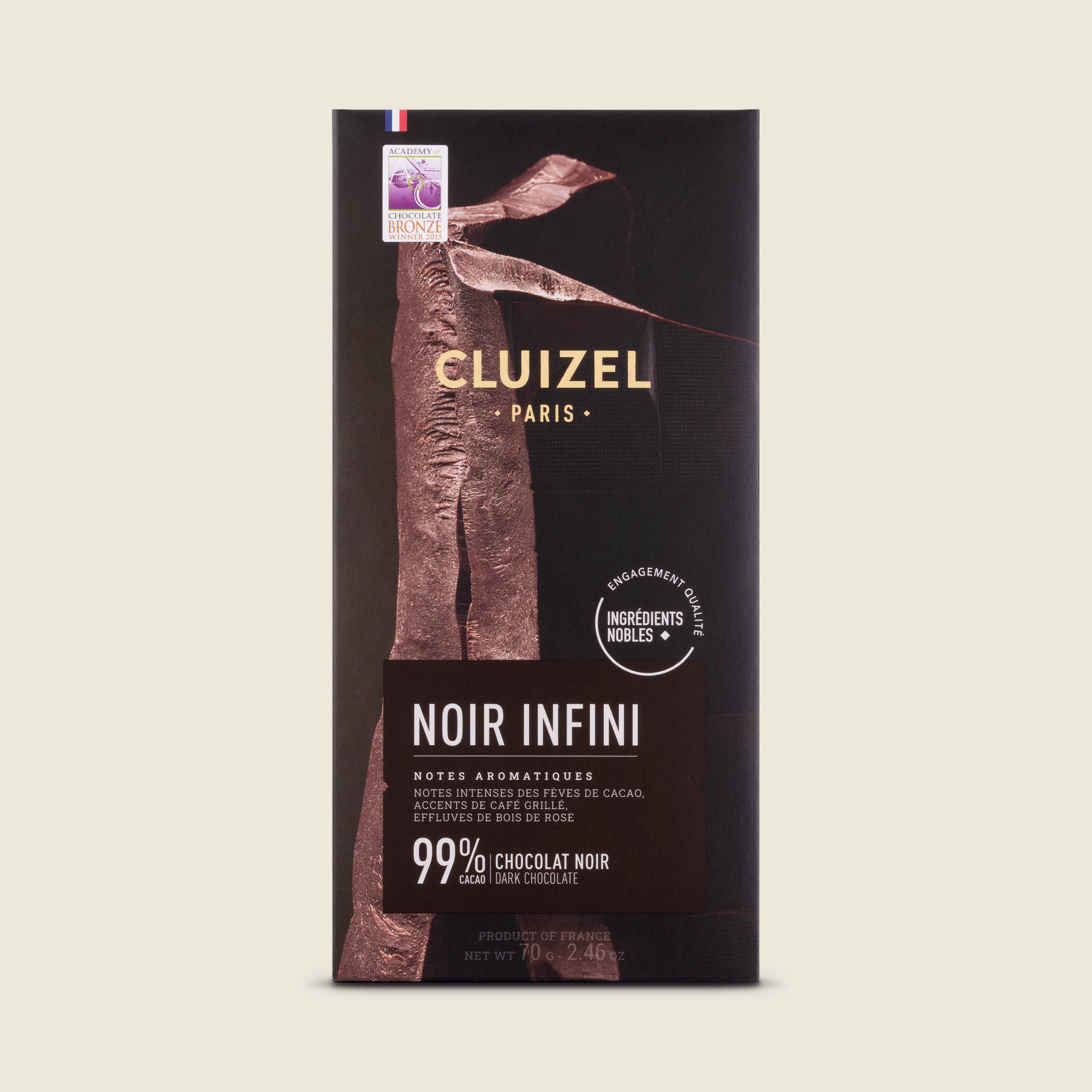 Cluizel Noir Infini čokoláda 99%, 70g