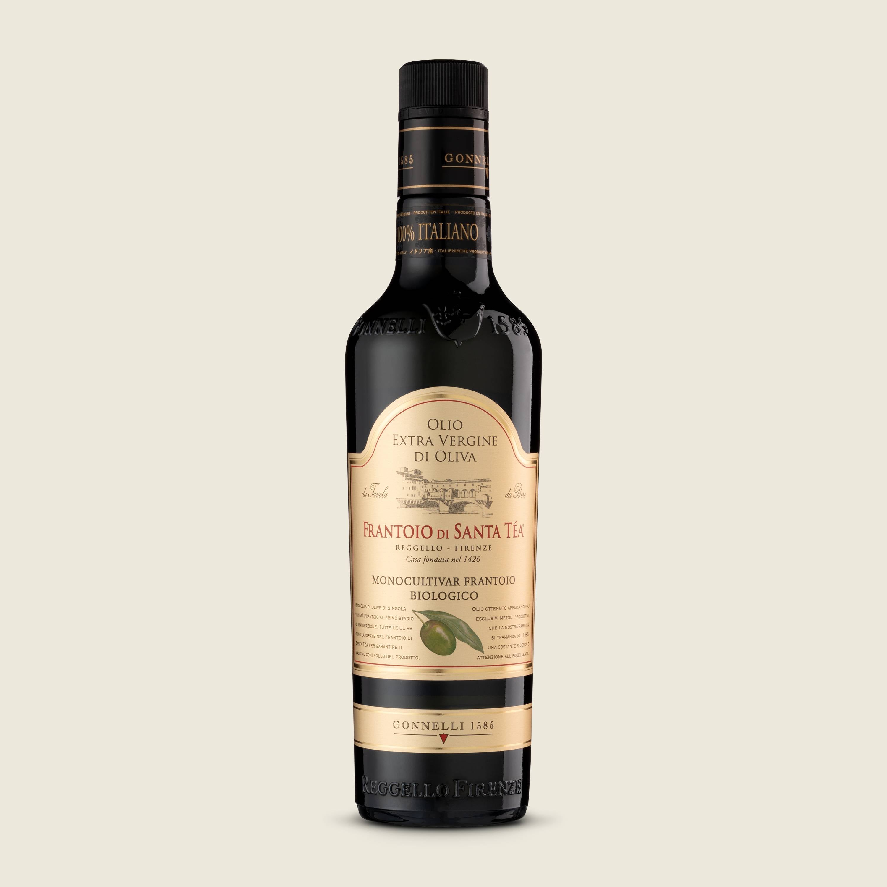 Gonnelli 1585 Extra panenský olivový olej Monocultivar Frantoio, BIO, 500 ml