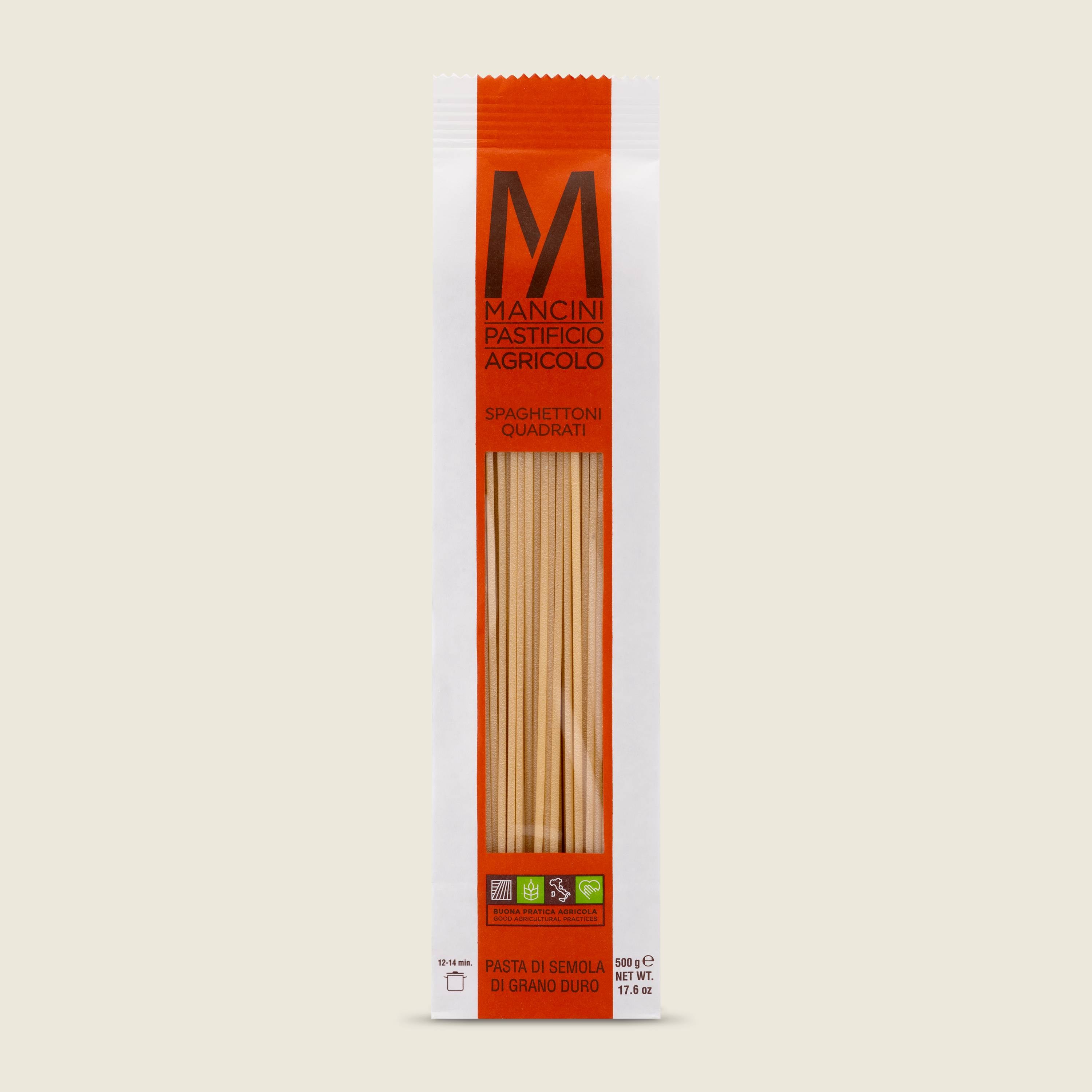Pasta Mancini Spaghettoni quadrati, 500g