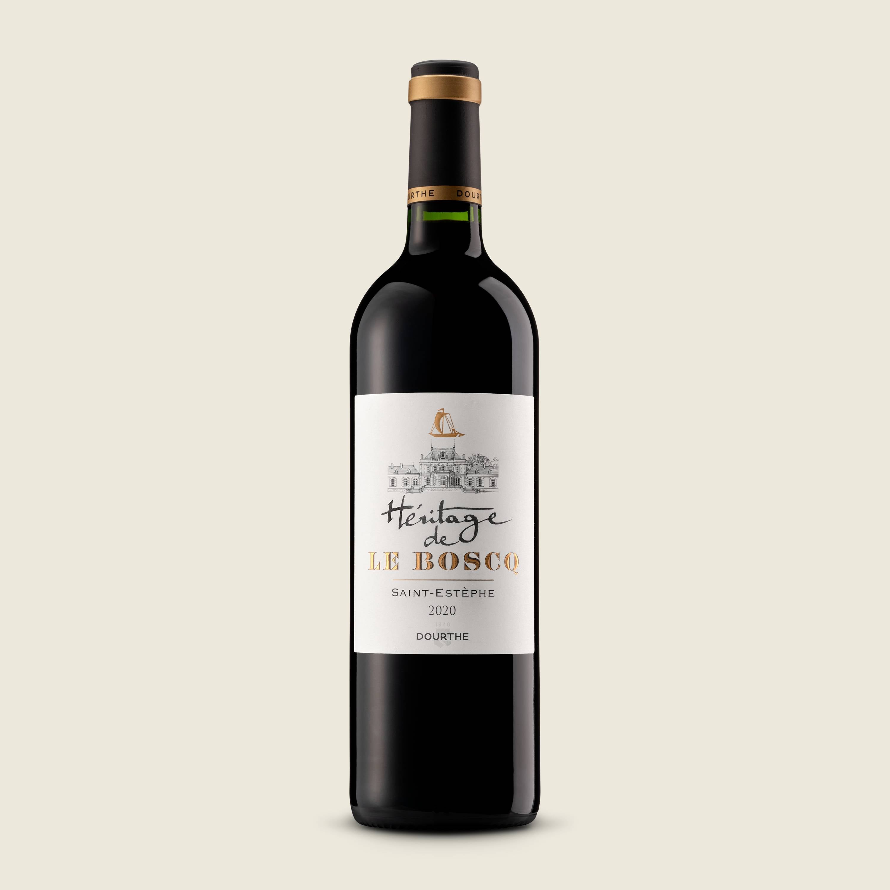 Château Le Boscq HÉRITAGE DE LE BOSCQ 2020, červené suché víno