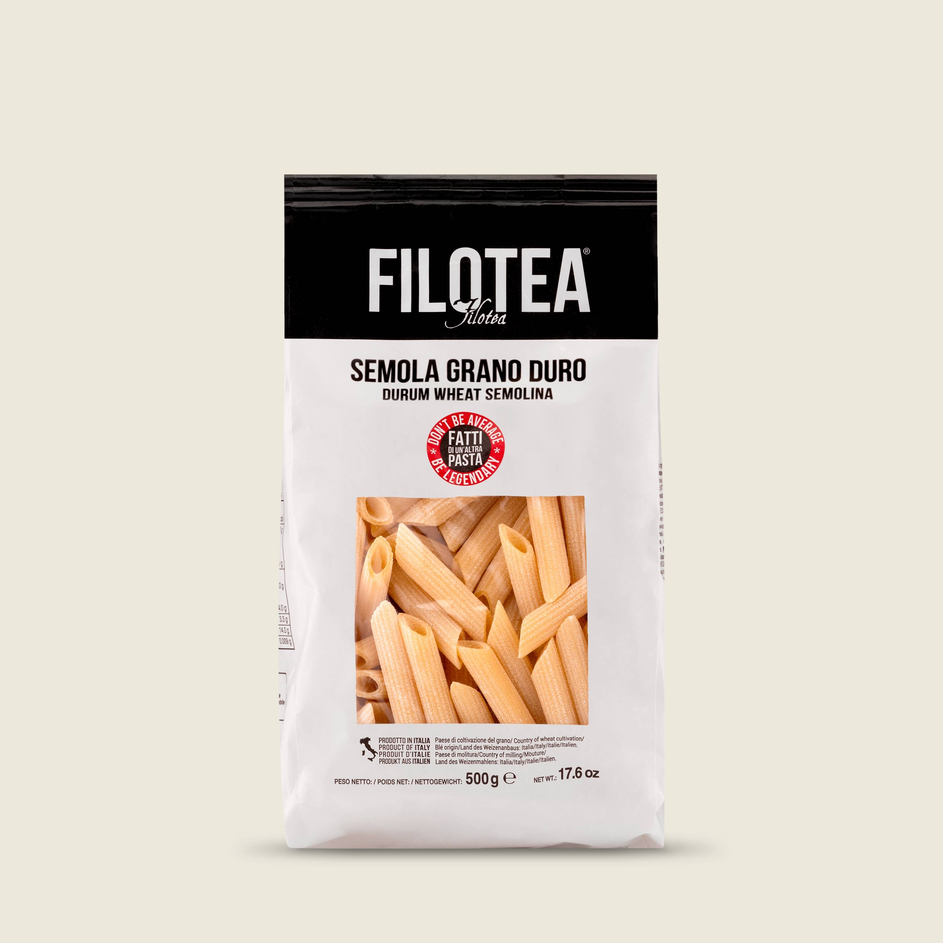 Filotea Penne rigate bezvaječné, 500g