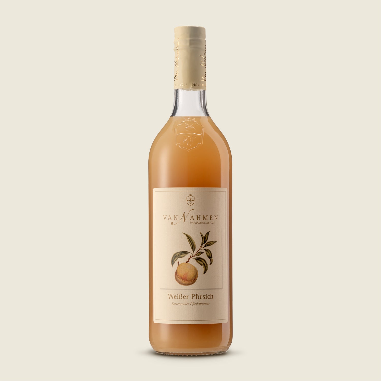 Van Nahmen šťáva z bílé broskve,       750 ml